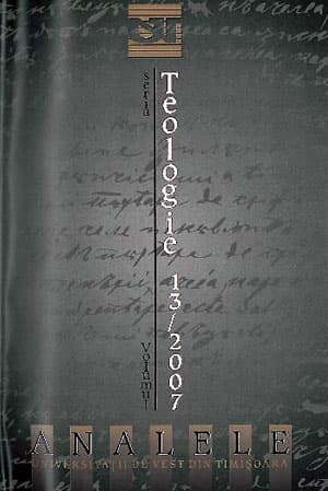 Coperta numărului 13 / 2007