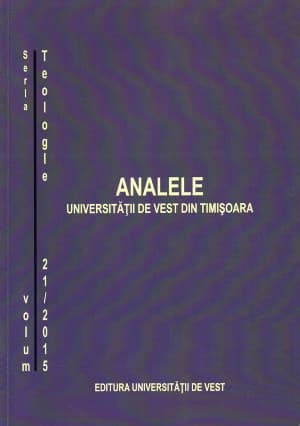 Coperta numărului 21 / 2015