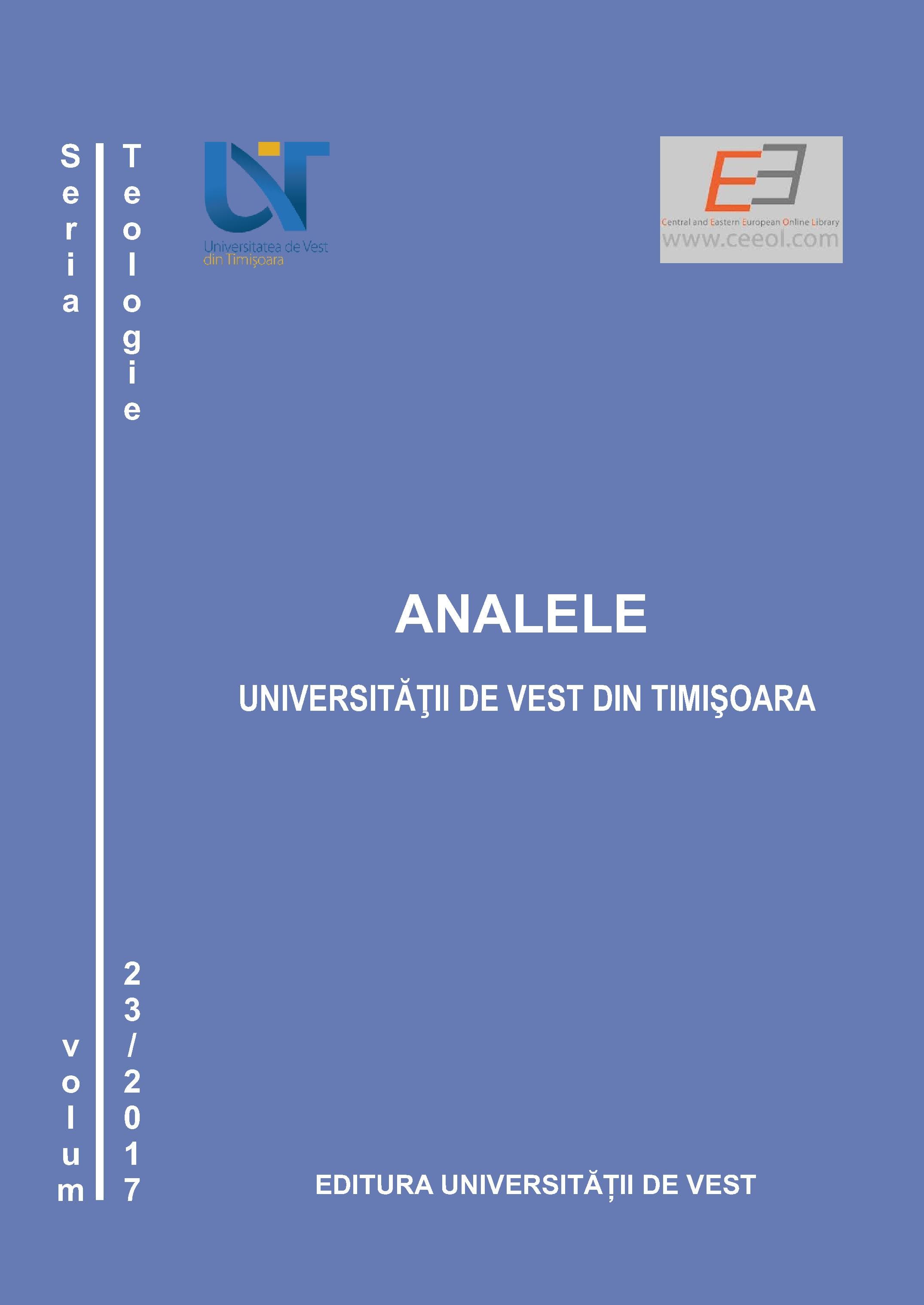 Coperta numărului 23 / 2017