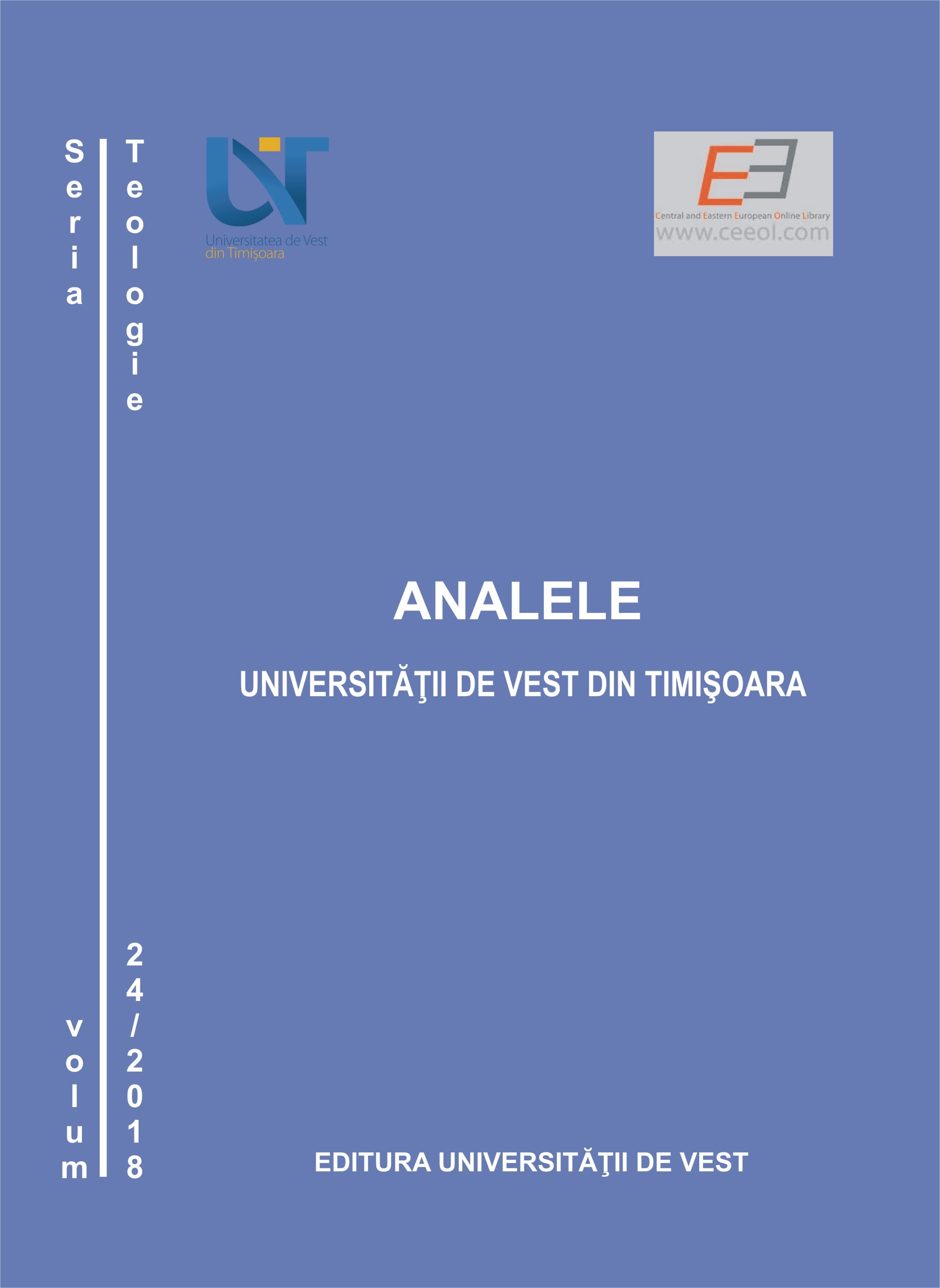 Coperta numărului 24 / 2018