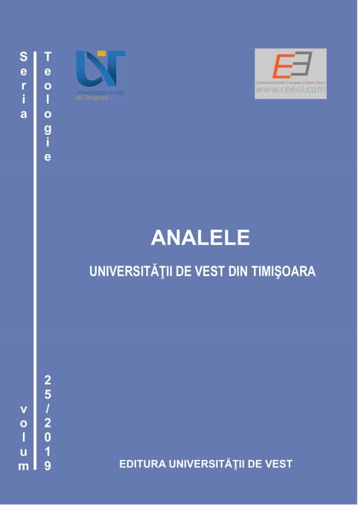Coperta numărului 25 / 2019