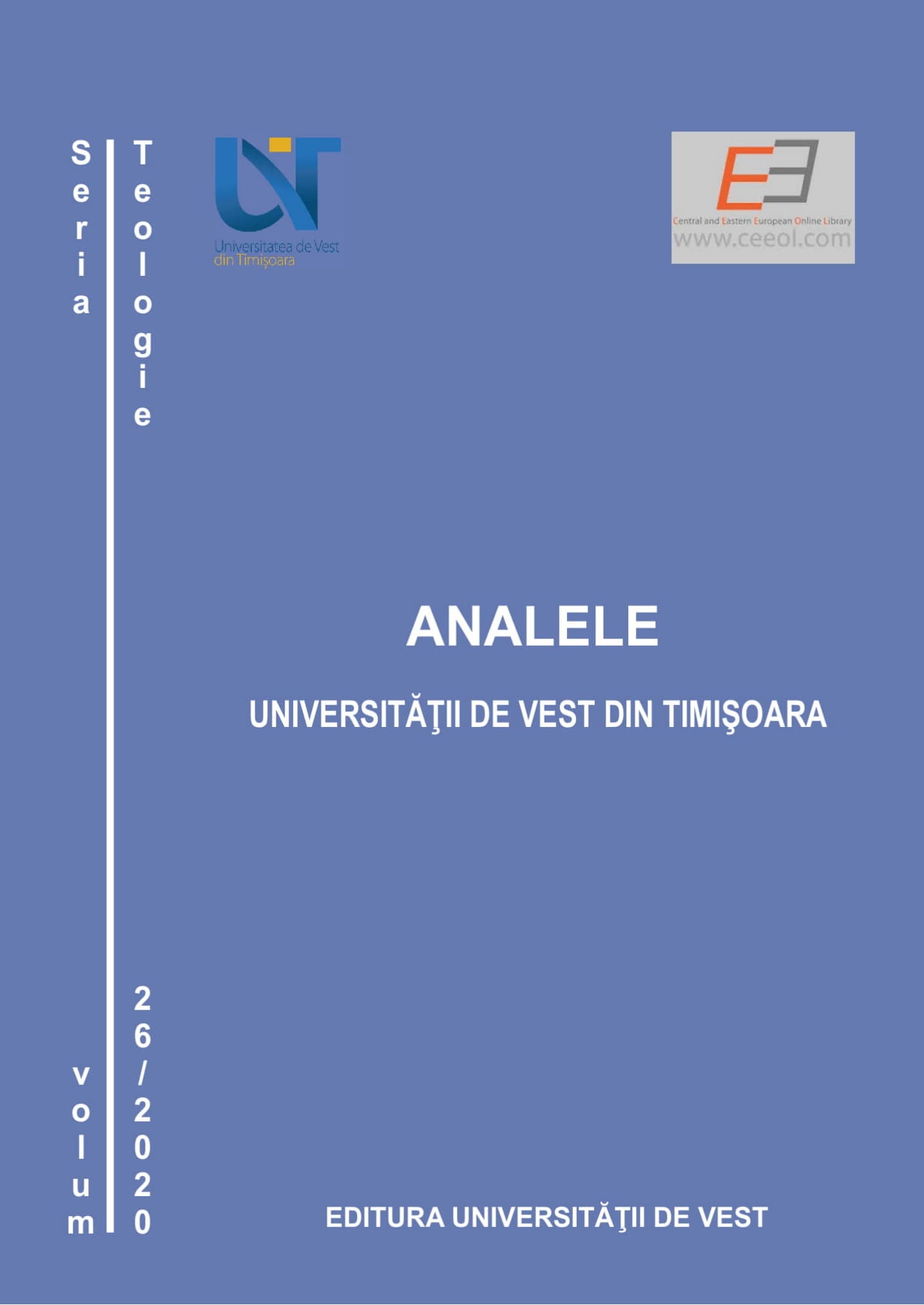 Coperta numărului 26 / 2020