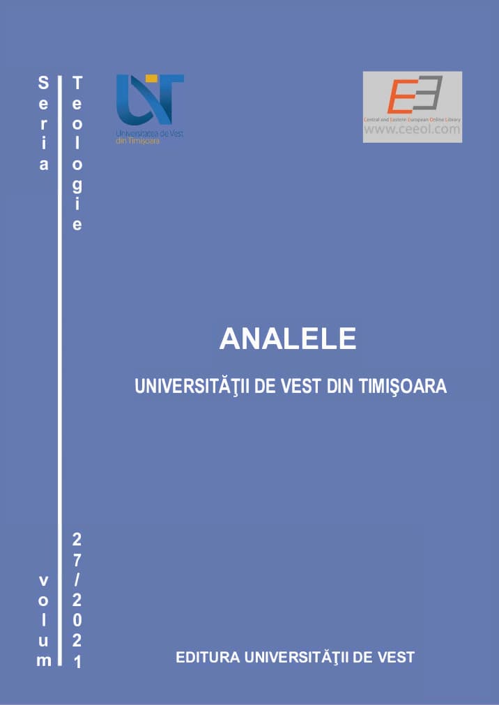 Coperta numărului 27 / 2021