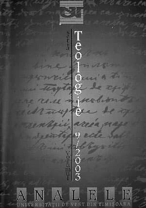 Coperta numărului 9 / 2003